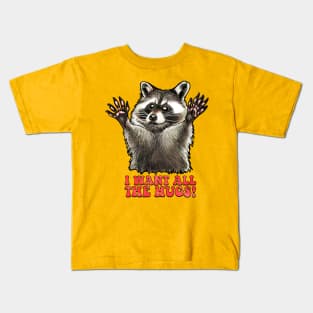 Racoon Hug Kids T-Shirt